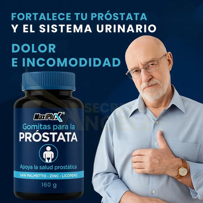 MaxiPlus | Salud Prostática Premium Equilibrio, Confianza y Vitalidad Masculina 60 Cápsulas de Fórmula Natural Avanzada