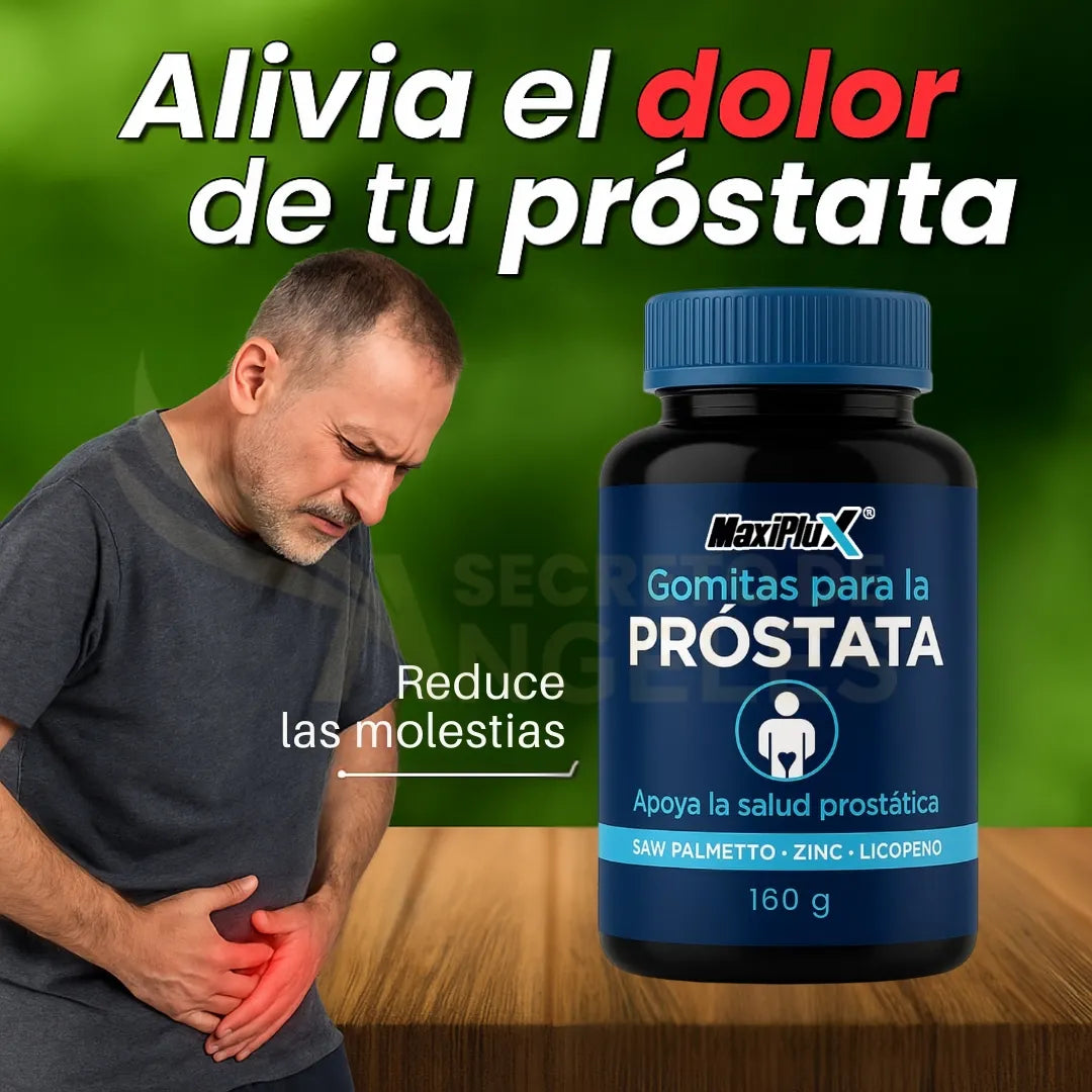 MaxiPlus | Salud Prostática Premium Equilibrio, Confianza y Vitalidad Masculina 60 Cápsulas de Fórmula Natural Avanzada