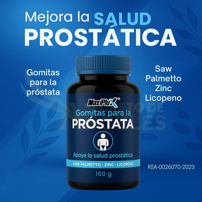 MaxiPlus | Salud Prostática Premium Equilibrio, Confianza y Vitalidad Masculina 60 Cápsulas de Fórmula Natural Avanzada