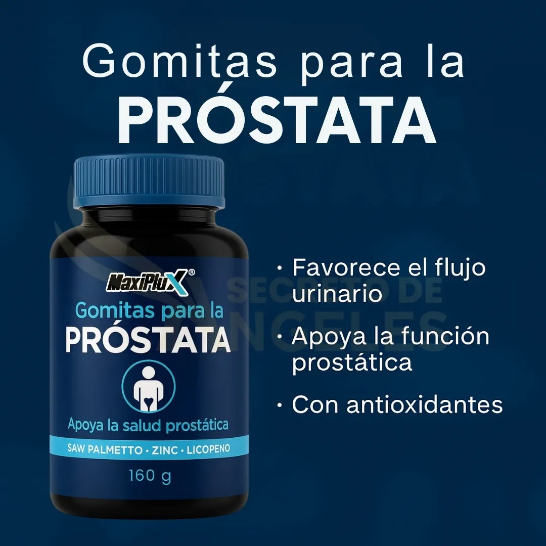 MaxiPlus | Salud Prostática Premium Equilibrio, Confianza y Vitalidad Masculina 60 Cápsulas de Fórmula Natural Avanzada