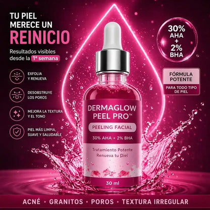 DermaGlow Peel Pro™ – Exfoliación Profunda para Eliminar Acné, Puntos Negros y Manchas