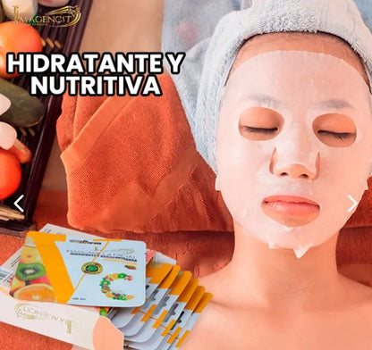 Mascarillas Faciales Vitaminadas para una Piel Luminosa