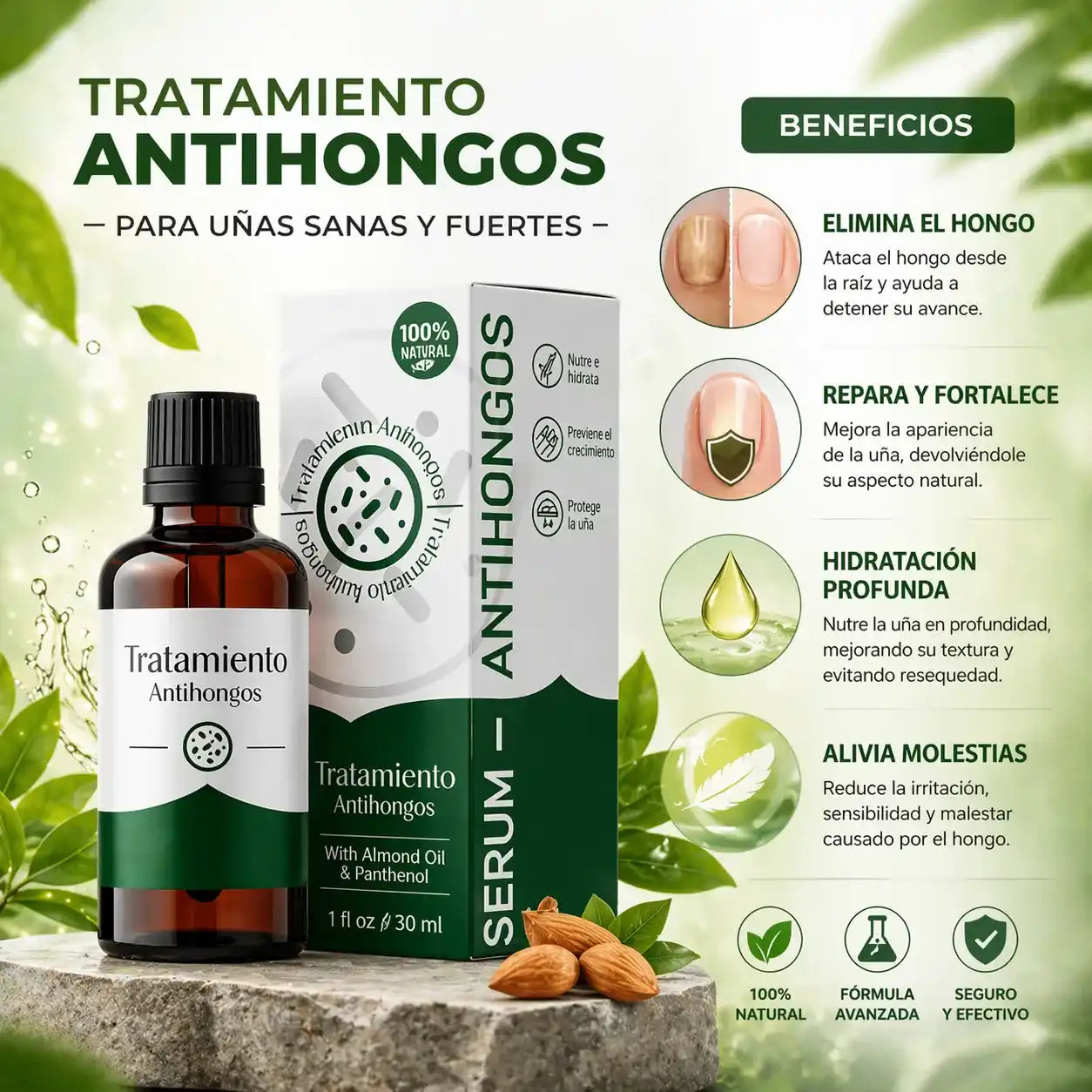 Serum Antihongos 30ML -Vuelve a mostrar tus uñas sin vergüenza