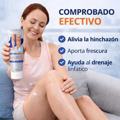 DESINFLAMAX -Piernas hinchadas y doloridas? Esto te va a aliviar en minutos