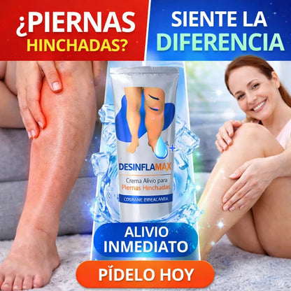 DESINFLAMAX -Piernas hinchadas y doloridas? Esto te va a aliviar en minutos