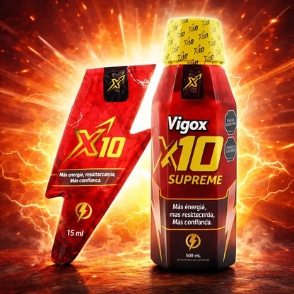 X10 Supreme Max Recupera tu energía masculina y vuelve a rendir como antes