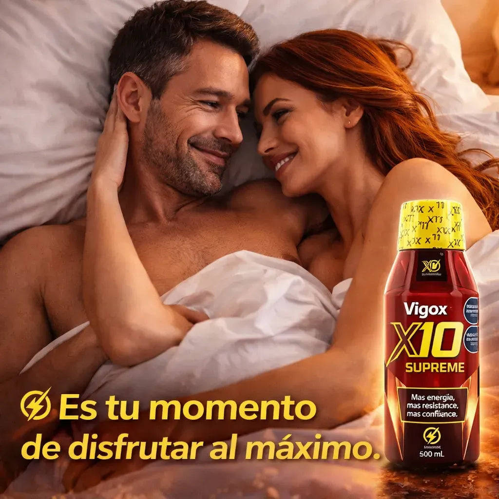 X10 Supreme Max Recupera tu energía masculina y vuelve a rendir como antes
