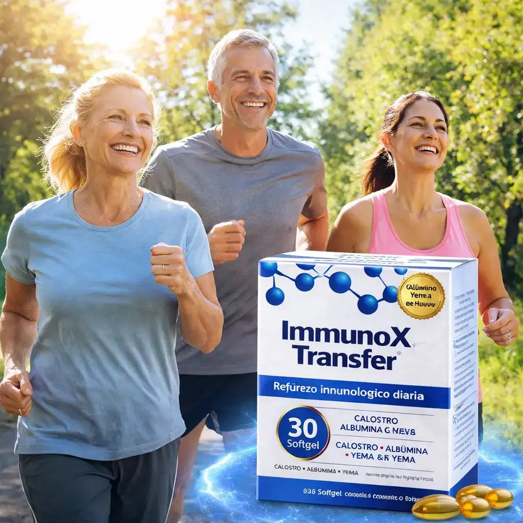 ImmunoX Transfer-¿Te enfermas seguido? Refuerza tus defensas desde la raíz - 30 capsulas