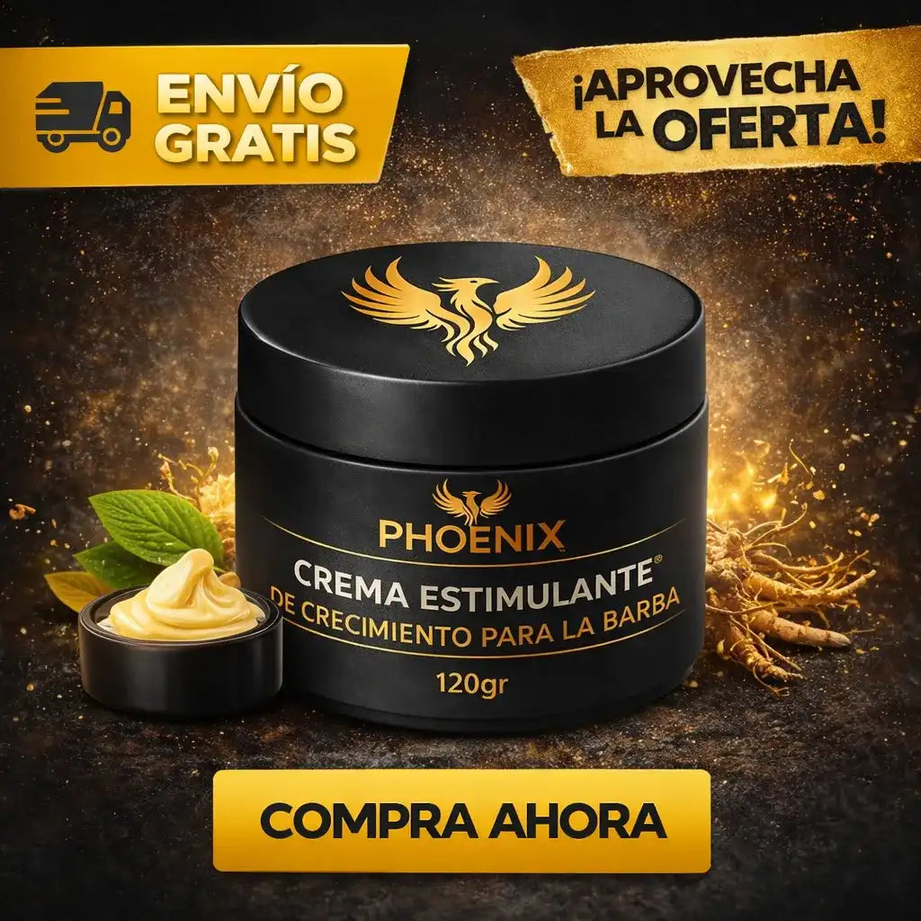 PHOENIX BARBA BRAVA  Cera Activadora de Crecimiento (120g)