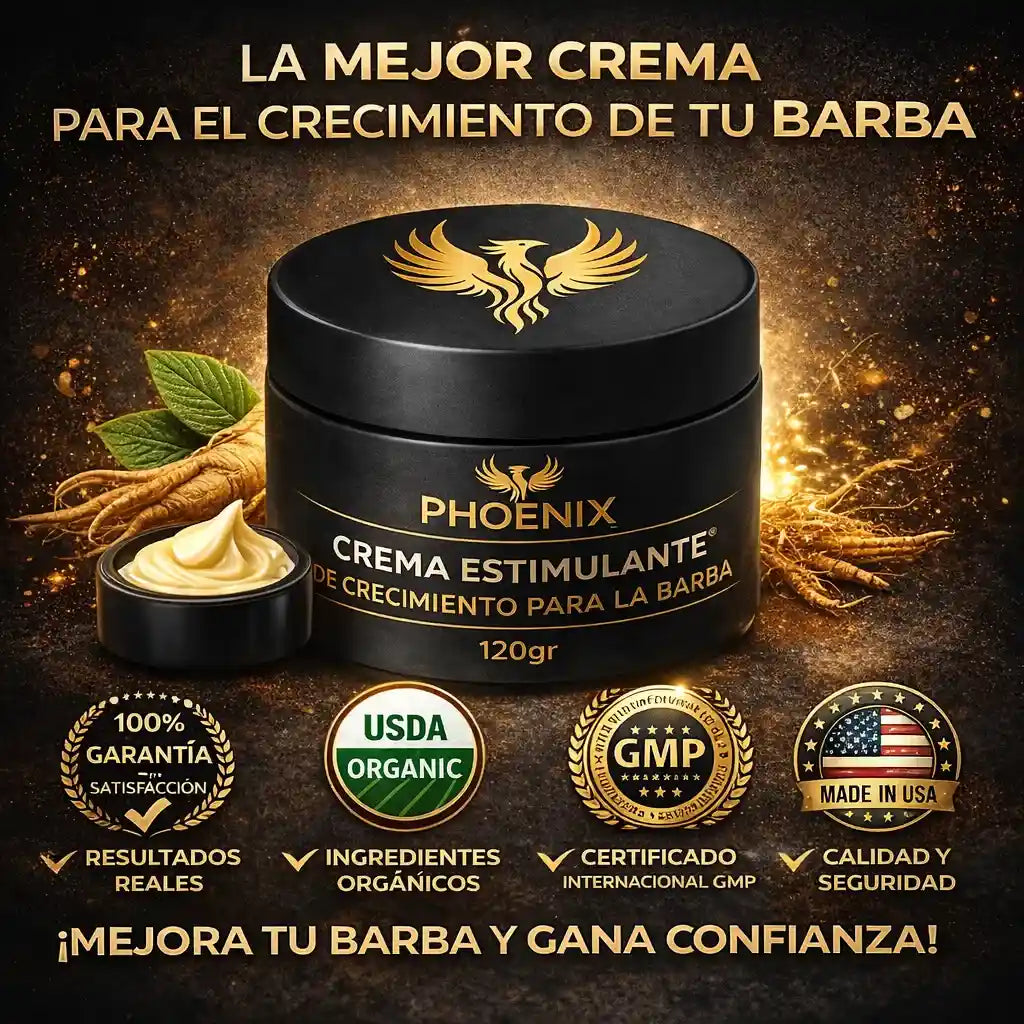 PHOENIX BARBA BRAVA  Cera Activadora de Crecimiento (120g)