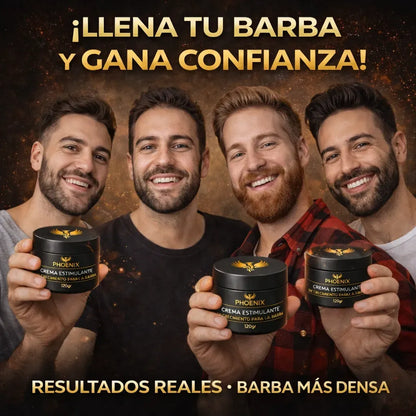 PHOENIX BARBA BRAVA  Cera Activadora de Crecimiento (120g)