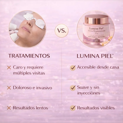Lumina Piel™  La crema con Ácido Kójico y Niacinamida que ayuda a aclarar manchas y devolver luminosidad a tu piel
