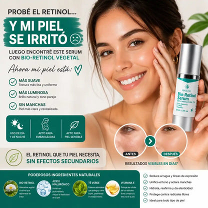 MASCHA Serum Anti-edad con Bioretinol - Reduce Arrugas y Manchas Sin Irritar Tu Piel