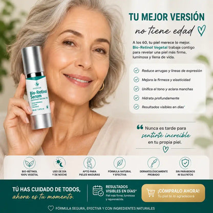 MASCHA Serum Anti-edad con Bioretinol - Reduce Arrugas y Manchas Sin Irritar Tu Piel