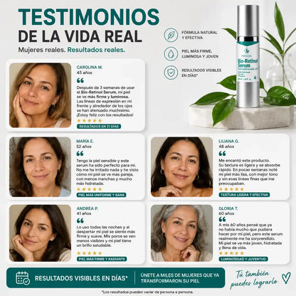 MASCHA Serum Anti-edad con Bioretinol - Reduce Arrugas y Manchas Sin Irritar Tu Piel
