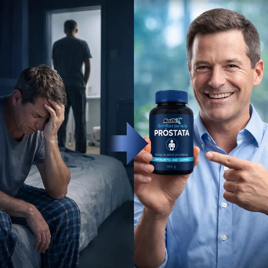 MaxiPlus | Salud Prostática Premium Equilibrio, Confianza y Vitalidad Masculina 60 Cápsulas de Fórmula Natural Avanzada