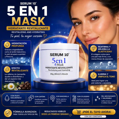 Combo Revitalizante Total-SERUM 10 Ojeras, piel cansada y reseca? Recupera una apariencia fresca y descansada.”