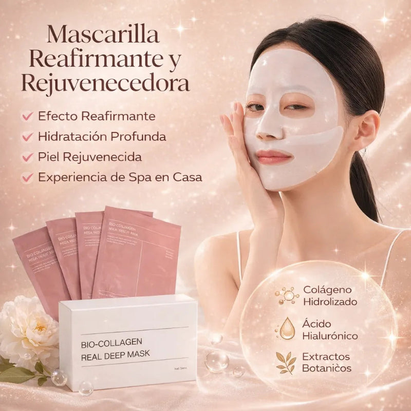 Bio-Collagen Real Deep Mask – El Secreto Coreano para una Piel Rejuvenecida Mientras Duermes