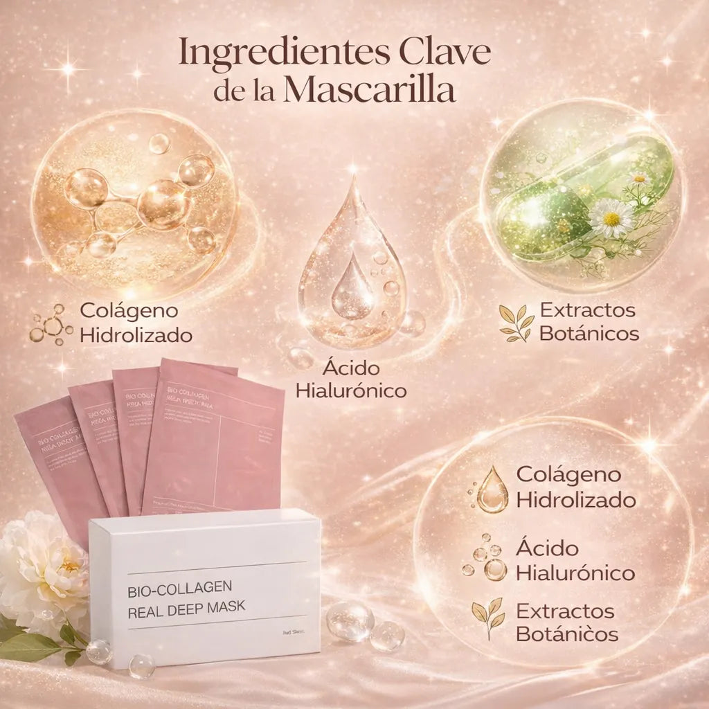 Bio-Collagen Real Deep Mask – El Secreto Coreano para una Piel Rejuvenecida Mientras Duermes