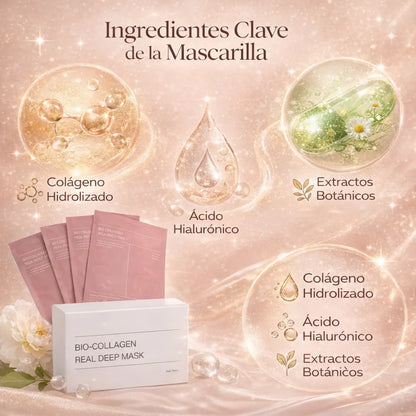 Bio-Collagen Real Deep Mask – El Secreto Coreano para una Piel Rejuvenecida Mientras Duermes