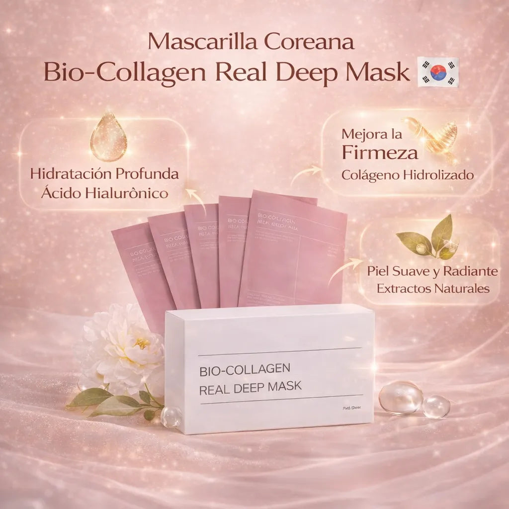 Bio-Collagen Real Deep Mask – El Secreto Coreano para una Piel Rejuvenecida Mientras Duermes