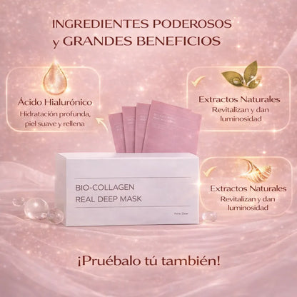 Bio-Collagen Real Deep Mask – El Secreto Coreano para una Piel Rejuvenecida Mientras Duermes