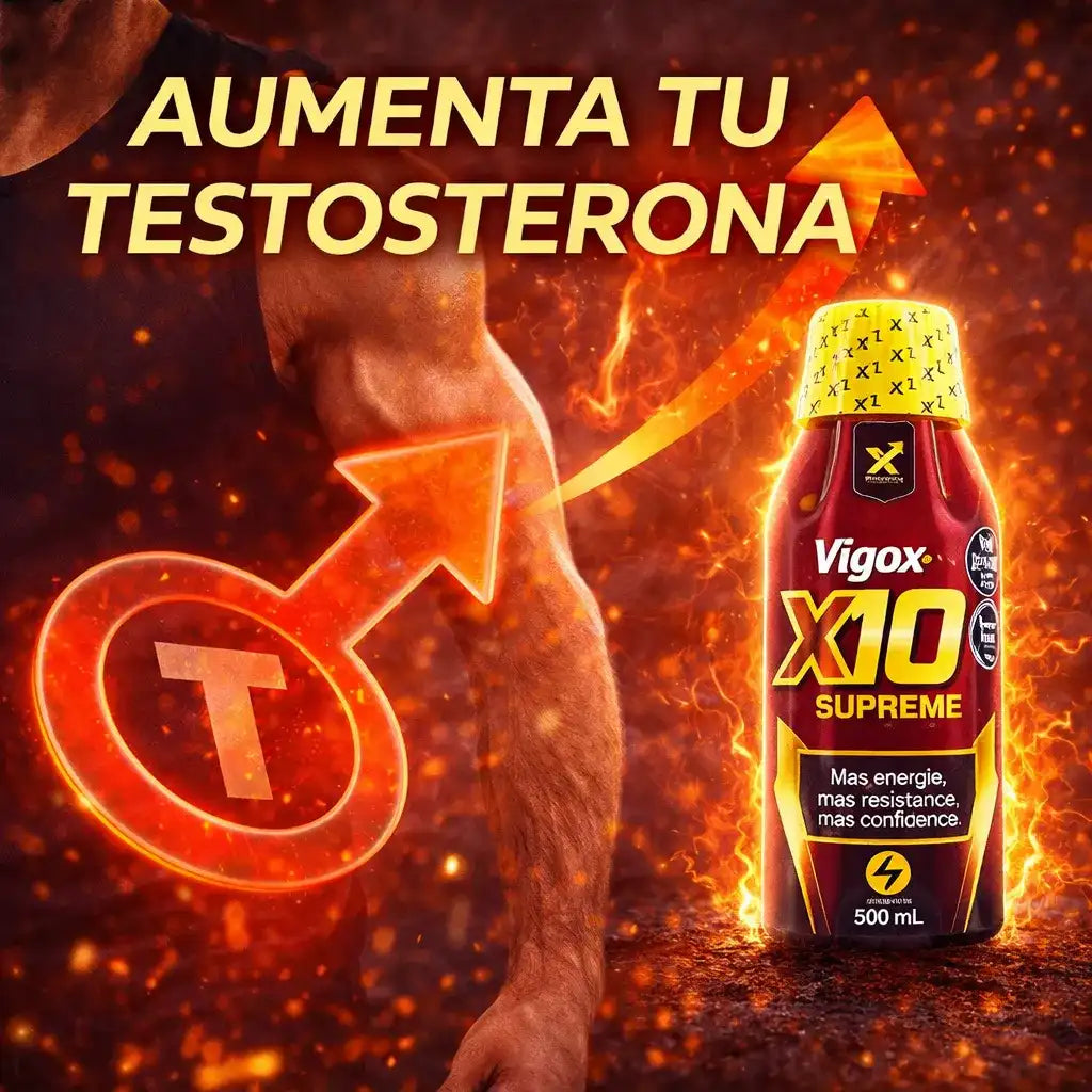 X10 Supreme Max Recupera tu energía masculina y vuelve a rendir como antes