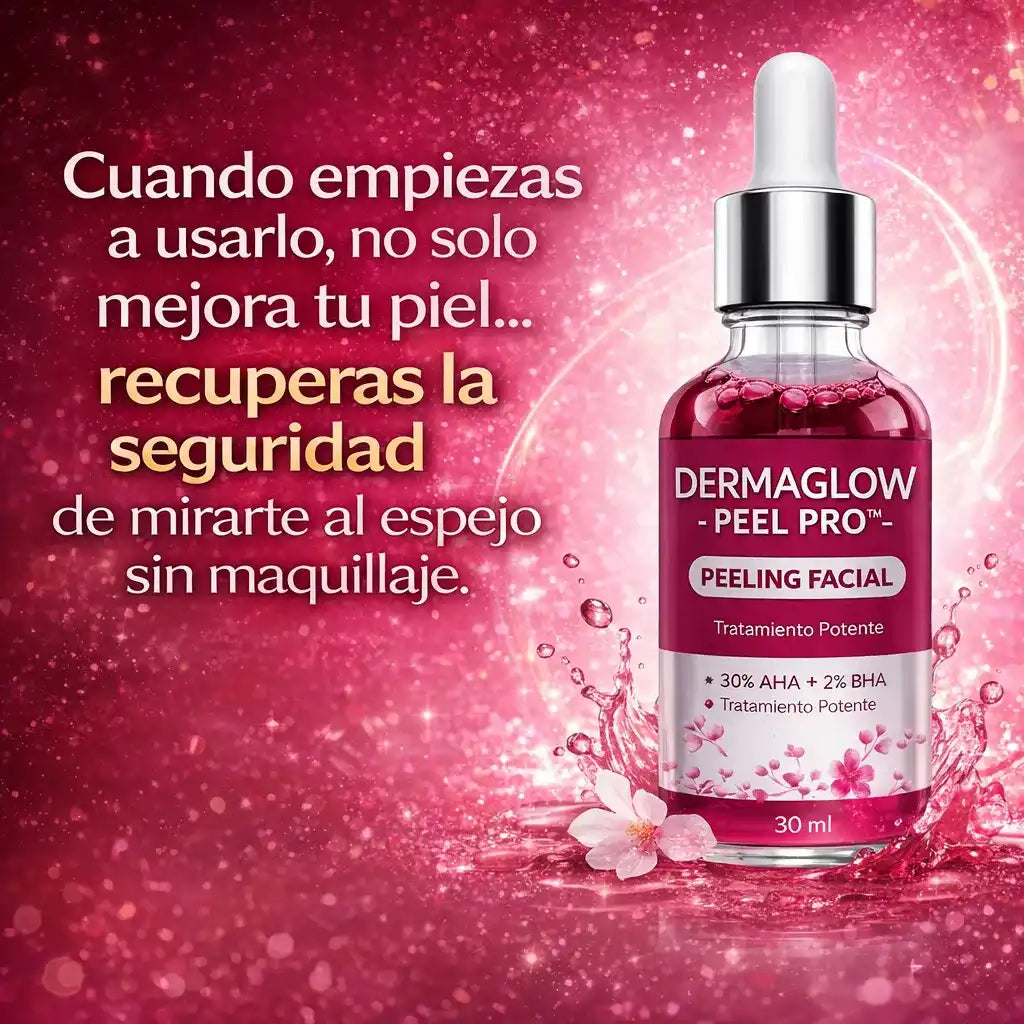 DermaGlow Peel Pro™ – Exfoliación Profunda para Eliminar Acné, Puntos Negros y Manchas
