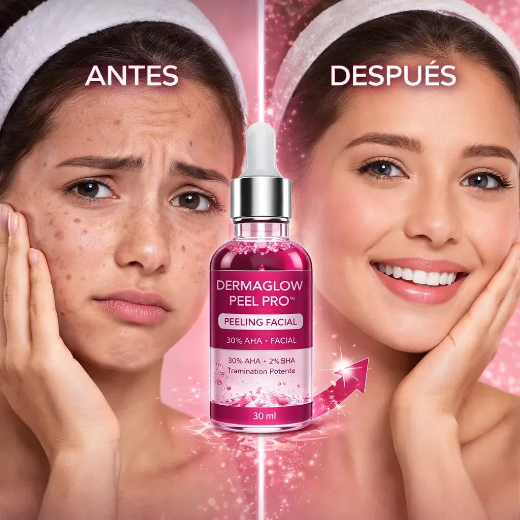 DermaGlow Peel Pro™ – Exfoliación Profunda para Eliminar Acné, Puntos Negros y Manchas