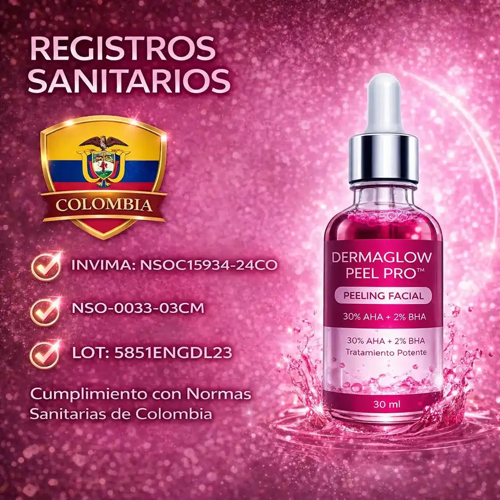 DermaGlow Peel Pro™ – Exfoliación Profunda para Eliminar Acné, Puntos Negros y Manchas