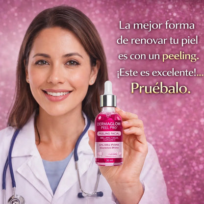 DermaGlow Peel Pro™ – Exfoliación Profunda para Eliminar Acné, Puntos Negros y Manchas