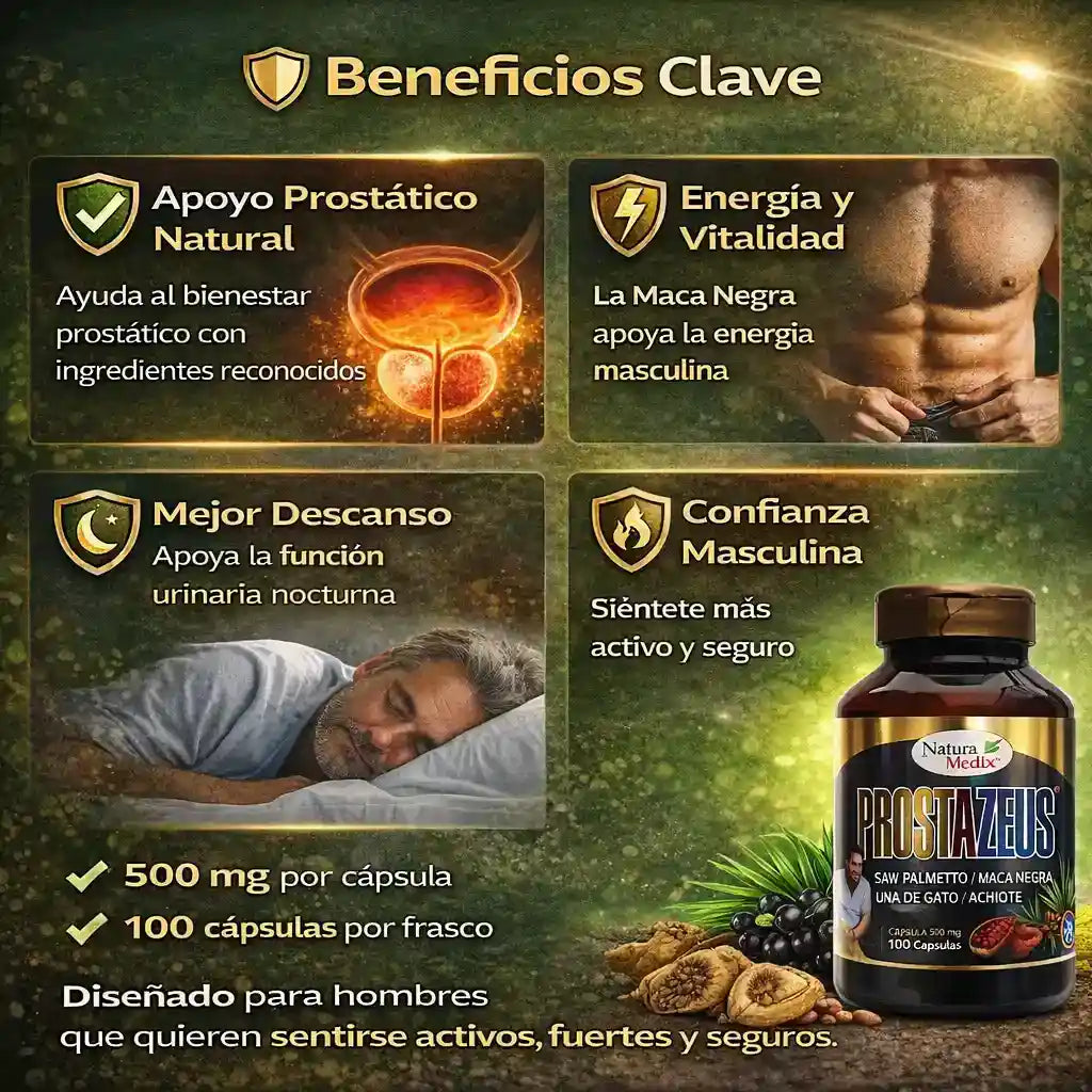 prostazeus-Recupera tu Vitalidad Masculina y Apoya tu Salud Prostática Naturalmente