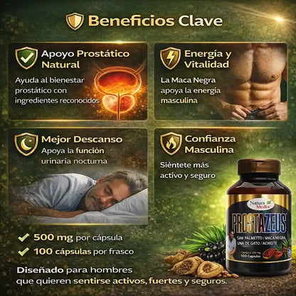 prostazeus-Recupera tu Vitalidad Masculina y Apoya tu Salud Prostática Naturalmente