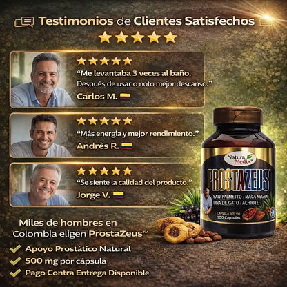 prostazeus-Recupera tu Vitalidad Masculina y Apoya tu Salud Prostática Naturalmente