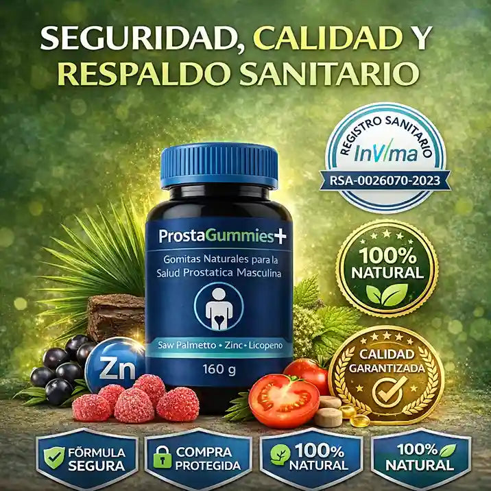 MaxiPlus | Salud Prostática Premium Equilibrio, Confianza y Vitalidad Masculina 60 Cápsulas de Fórmula Natural Avanzada
