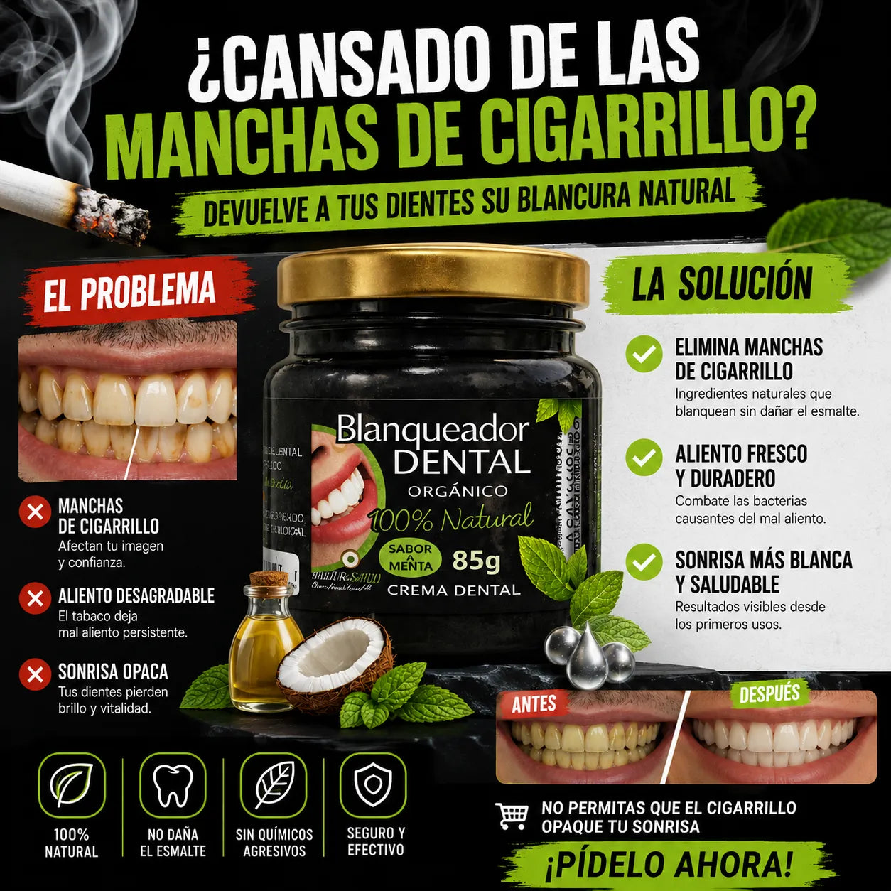 BlancoSonrisa Recupera el blanco natural de tu sonrisa sin tratamientos costosos