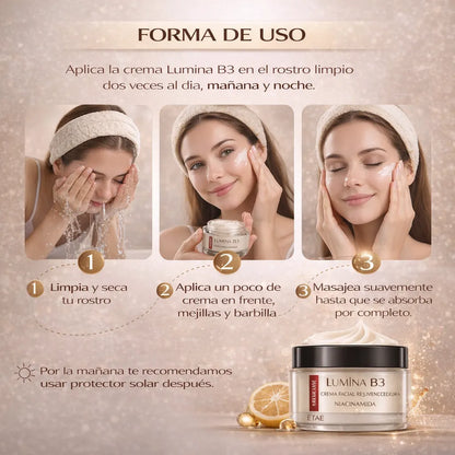 Lumina B3 – Crema Facial Rejuvenecedora