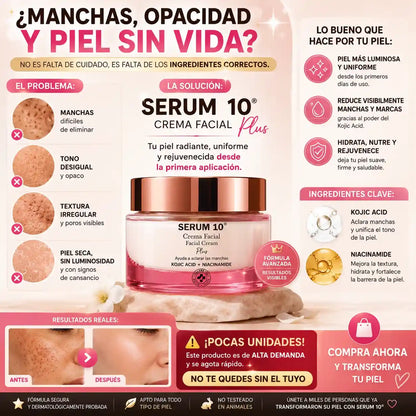 Lumina Piel™  La crema con Ácido Kójico y Niacinamida que ayuda a aclarar manchas y devolver luminosidad a tu piel