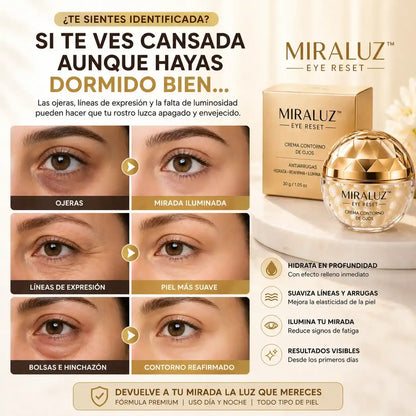 Miraluz™ – Reduce ojeras, arrugas y signos de fatiga en pocos días
