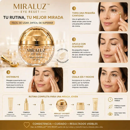 Miraluz™ – Reduce ojeras, arrugas y signos de fatiga en pocos días