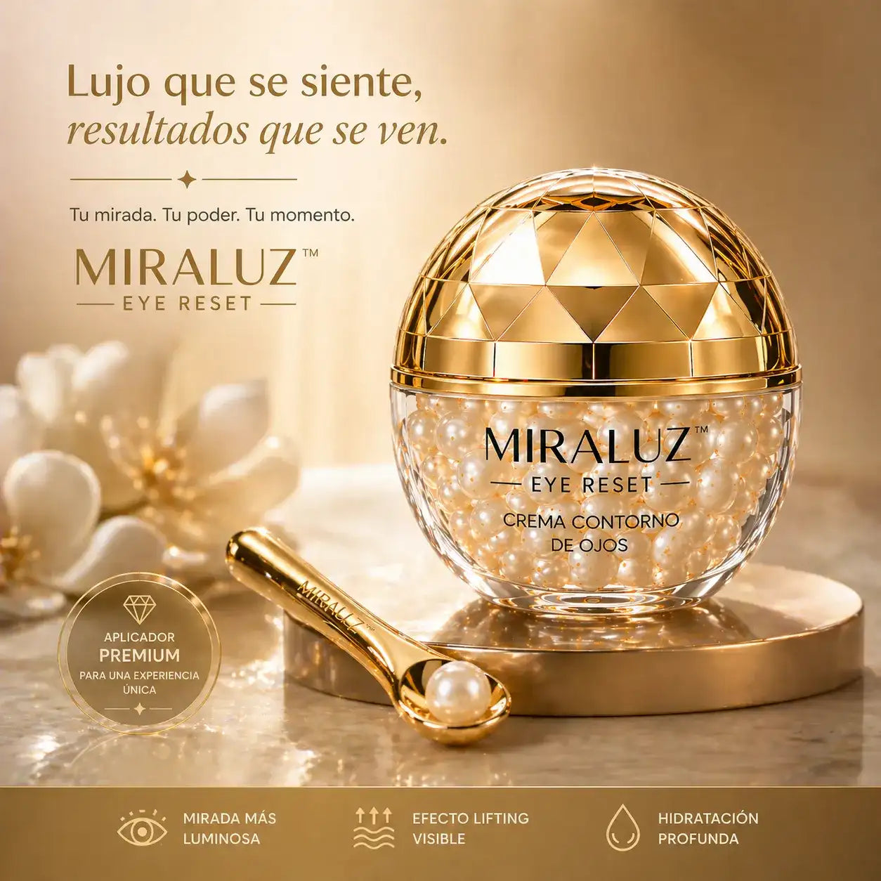 Miraluz™ – Reduce ojeras, arrugas y signos de fatiga en pocos días