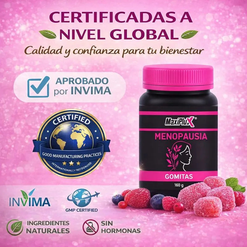 MaxiPlus MenoBalance  Equilibrio natural en tu nueva etapa 🌸 (60 GOMITAS)