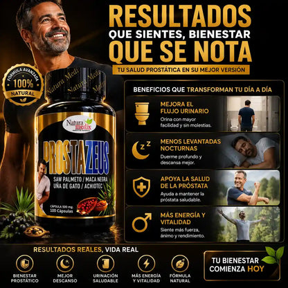 prostazeus-Recupera tu Vitalidad Masculina y Apoya tu Salud Prostática Naturalmente