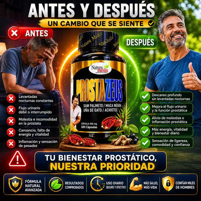 prostazeus-Recupera tu Vitalidad Masculina y Apoya tu Salud Prostática Naturalmente