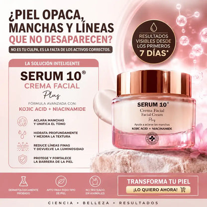 Lumina Piel™  La crema con Ácido Kójico y Niacinamida que ayuda a aclarar manchas y devolver luminosidad a tu piel
