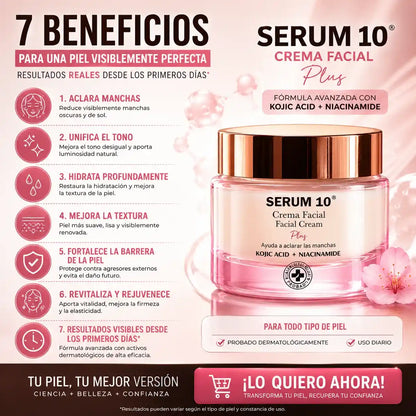 Lumina Piel™  La crema con Ácido Kójico y Niacinamida que ayuda a aclarar manchas y devolver luminosidad a tu piel