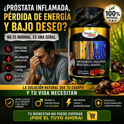 prostazeus-Recupera tu Vitalidad Masculina y Apoya tu Salud Prostática Naturalmente