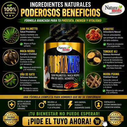 prostazeus-Recupera tu Vitalidad Masculina y Apoya tu Salud Prostática Naturalmente