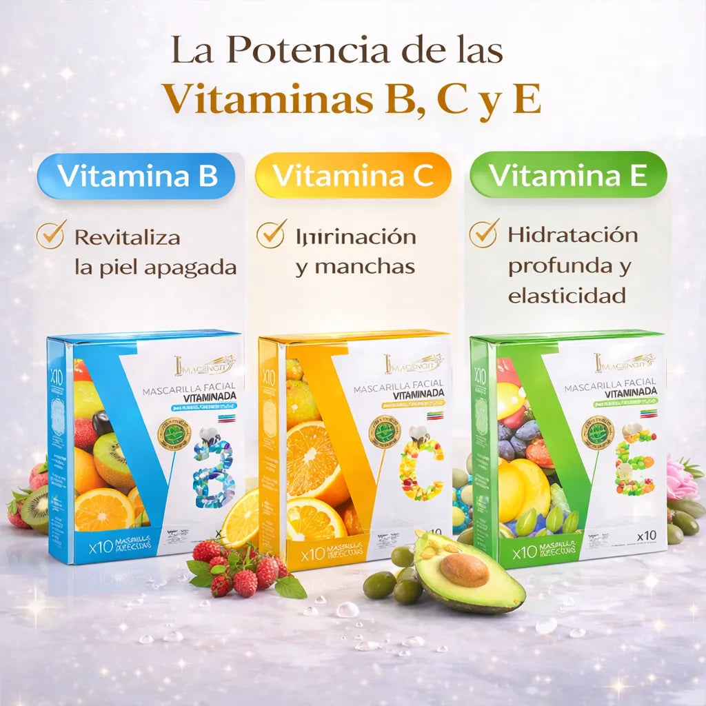 Mascarillas Faciales Vitaminadas para una Piel Luminosa
