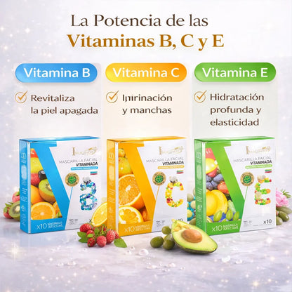 Mascarillas Faciales Vitaminadas para una Piel Luminosa